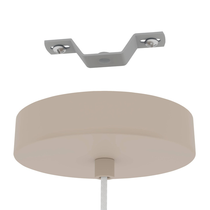 Eglo Terrarosa pendel Ø28,5 sand/hvid